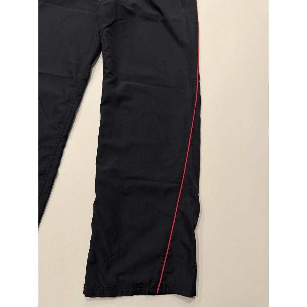 Nike The Athletic Dept Track Pants Womens M Black Red 370907-012 Preowned